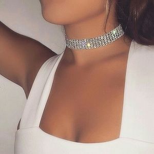 Rhinestone Choker